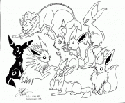 eevee pokemon family